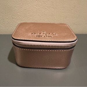 Kate Spade New York Rose Gold Jewelry Box - Travel Jewelry Case